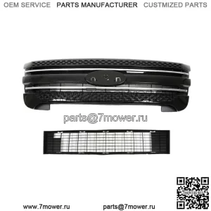 Для Ford Explorer 2011-2015 гг. Верхняя решетка переднего бампера в сборе, глянцевый черный