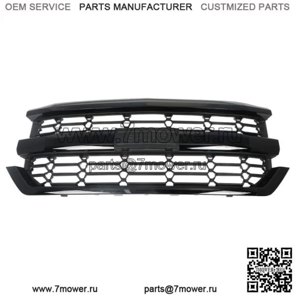 Для 2016 2017 2018 Chevrolet Silverado 1500 Передняя решетка GM1200756C Черный - Image 2