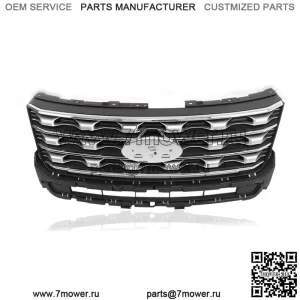Хромированная решетка переднего бампера Ford Explorer 2016 2017 FB5Z8200AC FO1200577C