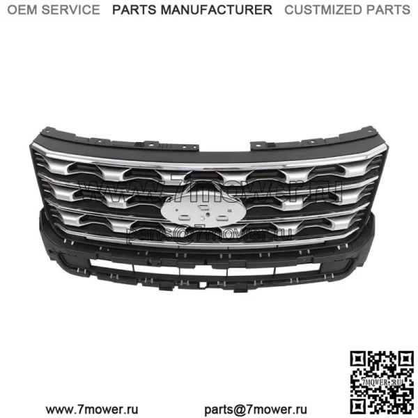 Хромированная решетка переднего бампера Ford Explorer 2016 2017 FB5Z8200AC FO1200577C - Image 2