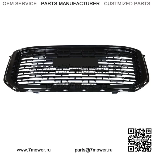 Для GMC Yukon Denali SLE Sport 2015-2020 передняя сетка верхняя решетка глянцевая черная - Image 2