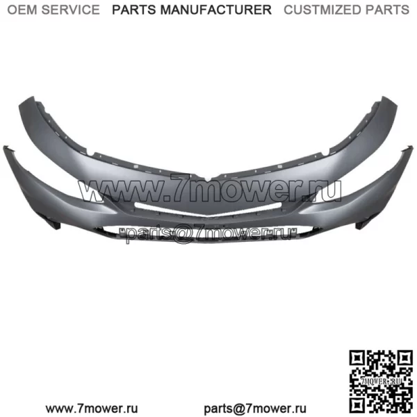 GM1000999 Грунтованная пластиковая крышка переднего бампера для Chevy Malibu 2016 2017 2018 годов - Image 2