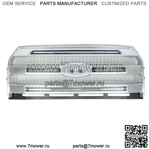 Решетка переднего бампера для Ford F-150 2015-2017 Chrome без датчиков парковки - Image 2