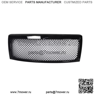 Центральная верхняя решетка переднего бампера для Ford F-150 2009-2014 гг., глянцевый черный