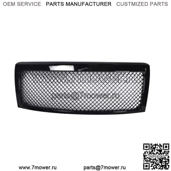 Центральная верхняя решетка переднего бампера для Ford F-150 2009-2014 гг., глянцевый черный