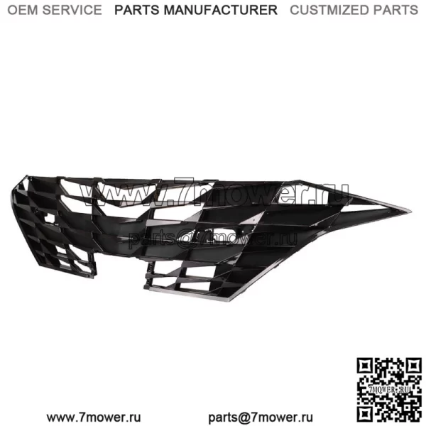 Решетка переднего бампера для Hyundai Elantra 86351AA000 2021-2022 гг., черная и хромированная - Image 3