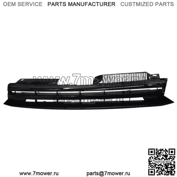 Для Vw Golf MK6 2010 2011 2012 2013 решетка переднего черного бампера без базы с логотипом - Image 2