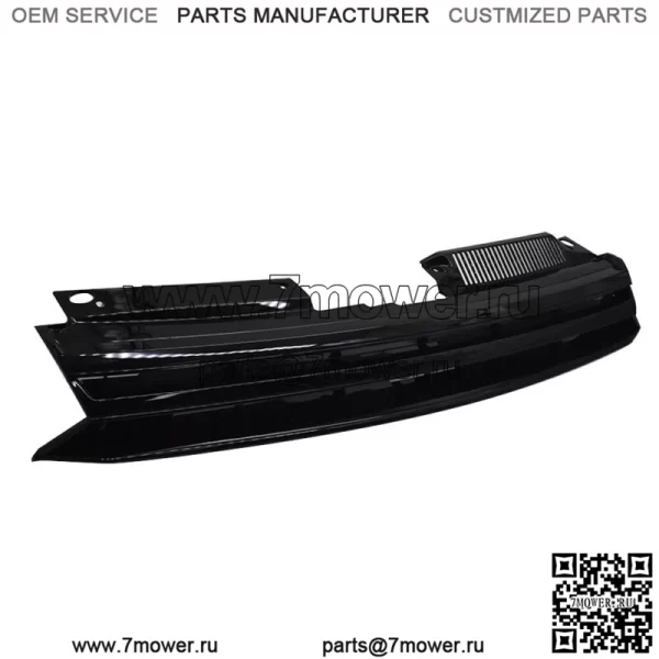 Для Vw Golf MK6 2010 2011 2012 2013 решетка переднего черного бампера без базы с логотипом - Image 3