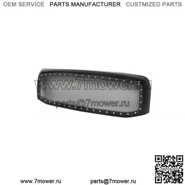 Черная передняя решетка капота на Dodge Ram 1500 2006 2007-2008 годов с черной сеткой