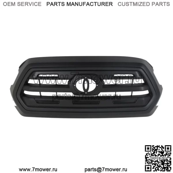 Решетка переднего верхнего бампера для Toyota Tacoma 2016-2021, матовая черная 53100-04540 - Image 3