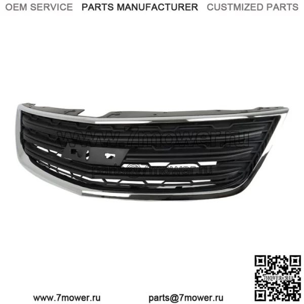 Верхняя решетка переднего бампера для Chevrolet Traverse 2013 2014-2017 годов с хромированным молдингом - Image 2