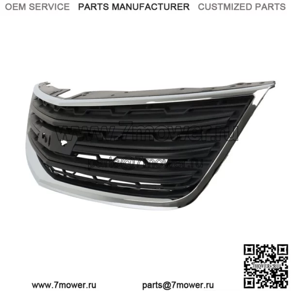 Верхняя решетка переднего бампера для Chevrolet Traverse 2013 2014-2017 годов с хромированным молдингом - Image 3