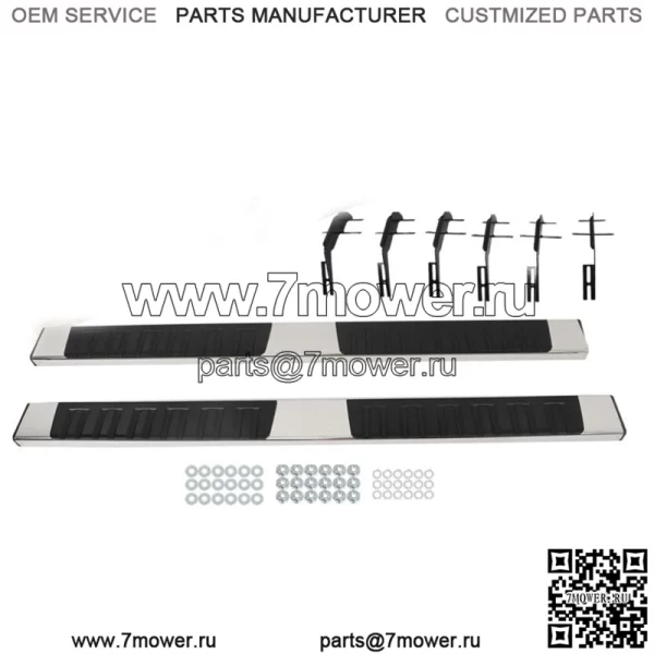 6-дюймовые подножки для Ford F150 Super Crew Cab 2015-2023 2015-2023 гг., пороги Nerf Bars S/S