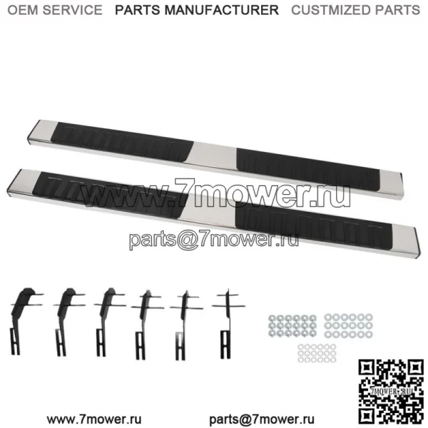 6-дюймовые подножки для Ford F150 Super Crew Cab 2015-2023 2015-2023 гг., пороги Nerf Bars S/S - Image 2