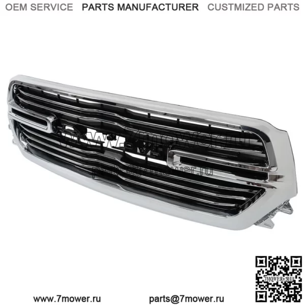Решетка передней верхней решетки в сборе для Ram 1500 2019-2022 годов в заводском стиле Chrome - Image 2