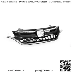 Верхняя и нижняя решетка переднего бампера ABS для Honda CRV CR-V 2015 2016 Chrome