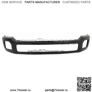 Стальной передний бампер черный грунтованный для Ford F-250 F-350 F-450 Super Duty 2011-2016 гг.