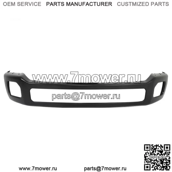 Стальной передний бампер черный грунтованный для Ford F-250 F-350 F-450 Super Duty 2011-2016 гг. - Image 2