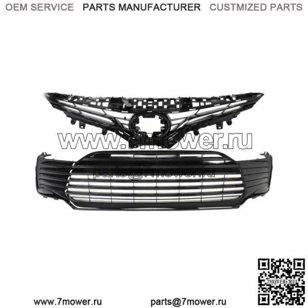 Передняя верхняя нижняя решетка радиатора 2PS для Toyota Camry LE XLE 5310206290 2021-2022 гг.