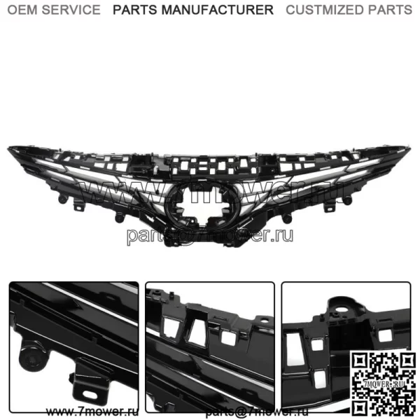 Передняя верхняя нижняя решетка радиатора 2PS для Toyota Camry LE XLE 5310206290 2021-2022 гг. - Image 3