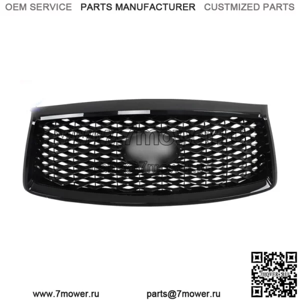 Глянцевая черная передняя верхняя решетка радиатора для Infiniti QX80 623106GW0A 2018-2021 гг.