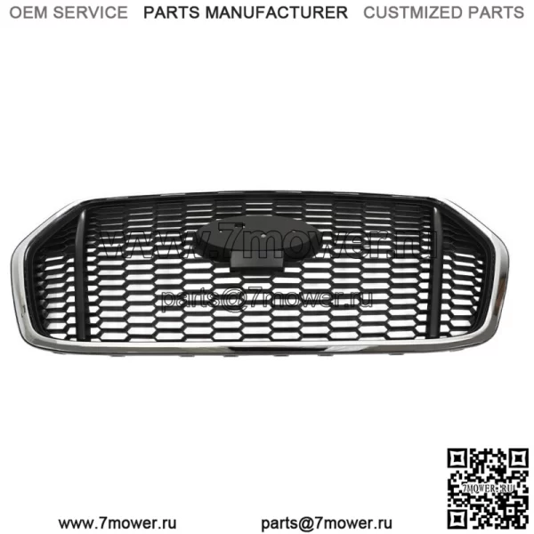 Для Ford Transit 2020-2022 T150 T250 T350 передняя верхняя решетка с хромированной окантовкой