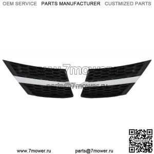 Для Toyota RAV4 2013-2015 531060R010 черная передняя левая и правая решетка в сборе