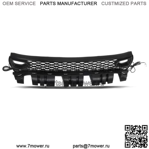 Для зарядного устройства 15-22 SRT Scat Pack Style Передняя верхняя решетка радиатора и 2 светодиодных фонаря - Image 2