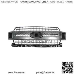 JL3Z-8200-FCPTM Передняя верхняя решетка капота, серая для Ford F-150 XLT XL 2018-2020