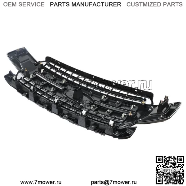 JL3Z-8200-FCPTM Передняя верхняя решетка капота, серая для Ford F-150 XLT XL 2018-2020 - Image 3