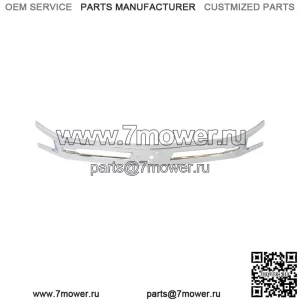 На 2019 2020 2021 2022 Chevy Silverado 1500 Передняя центральная решетка, хромированная