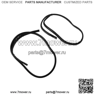 Парный комплект молдингов крыши для Honda Fit New Black 2009-2014 гг.