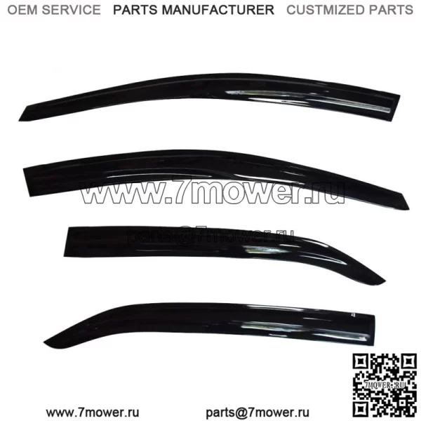 Для 2014-18 Toyota Corolla Mugen стиль оконные козырьки защита от дождя защита от солнца вентиляционная шторка - Image 3