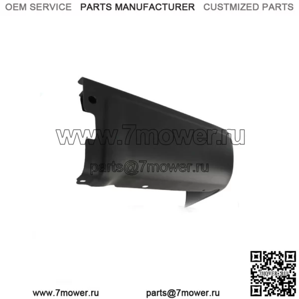 Торцевая планка заднего подножки для Ford F-150 2009-2014 годов, правая, матовая, черная
