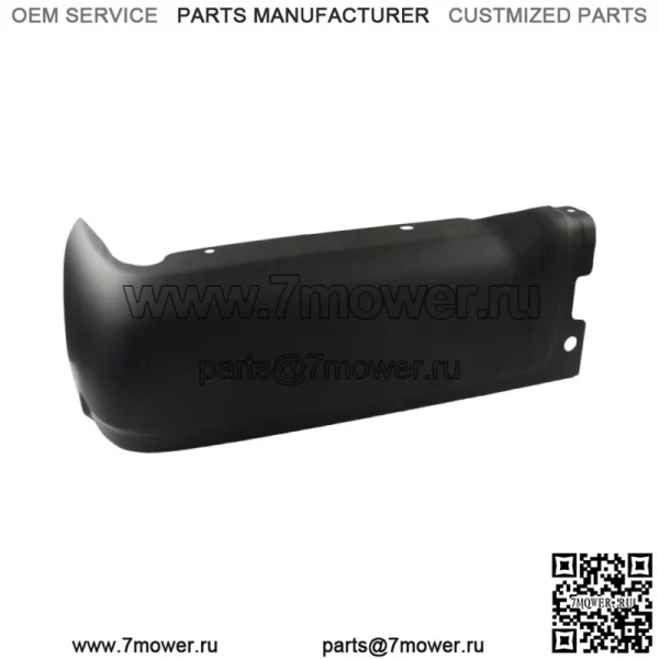 Торцевая планка заднего подножки для Ford F-150 2009-2014 годов, правая, матовая, черная - Image 2