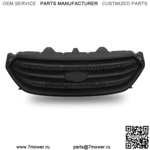 Для Ford Taur 2013-2019 гг. передняя верхняя решетка полностью матовая черная в сборе