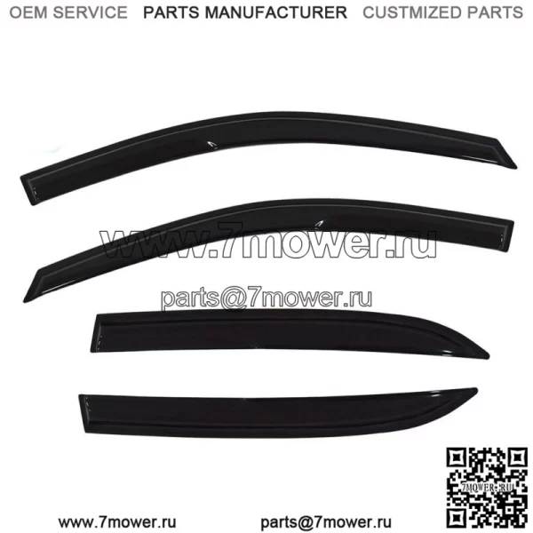 Оконный козырек для Honda Accord 4-дверный седан 2003-2007, дефлектор от дождя
