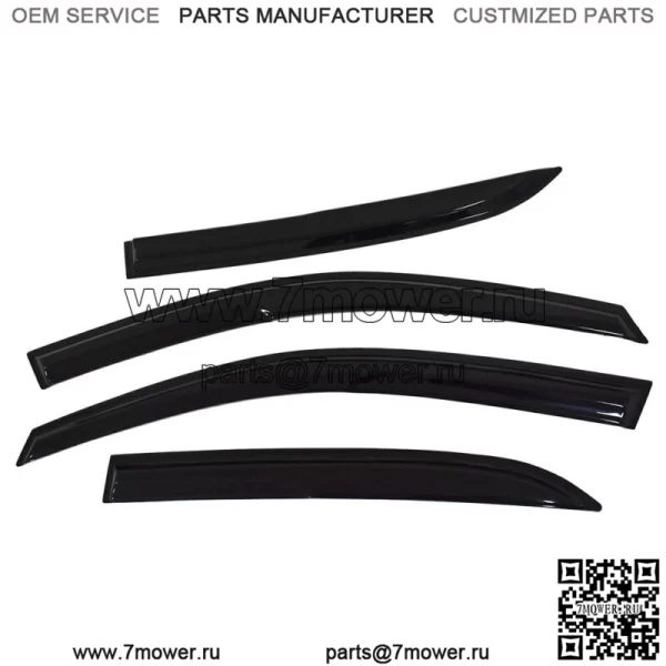 Оконный козырек для Honda Accord 4-дверный седан 2003-2007, дефлектор от дождя - Image 3