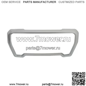 Серебристая передняя решетка радиатора, внешняя рамка для GMC Sierra 1500 2019, 2020, 2021 годов