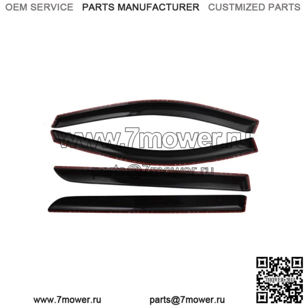 Оконные козырьки для Honda Odyssey 2005-2007 годов, защита от дождя, вентиляционные шторки, 4 шт., дымчатые