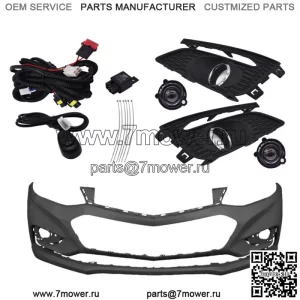 Передний бампер Cove без Park Assistr и противотуманных фар Haloge для Chevy Cruze LS 2016-18 гг.