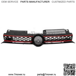 Для Volkswagen Golf MK6 2010-2012 2013 верхняя решетка капота сотовый черный пластик