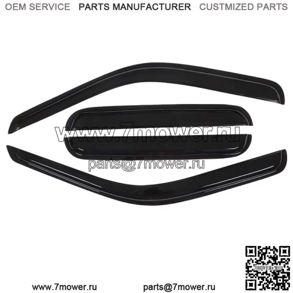 Оконные козырьки для Ford F250 F350 F450 F550 1999-2016 гг., защита от дождя, вентиляционная шторка - Image 2