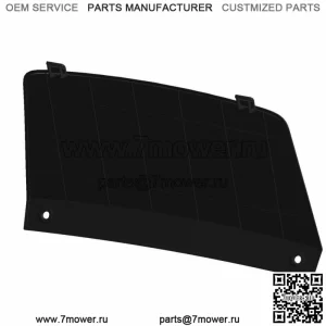 Центральный капот Polaris, черный глянцевый, оригинальная деталь OEM 5454492-070 (для: Polaris)