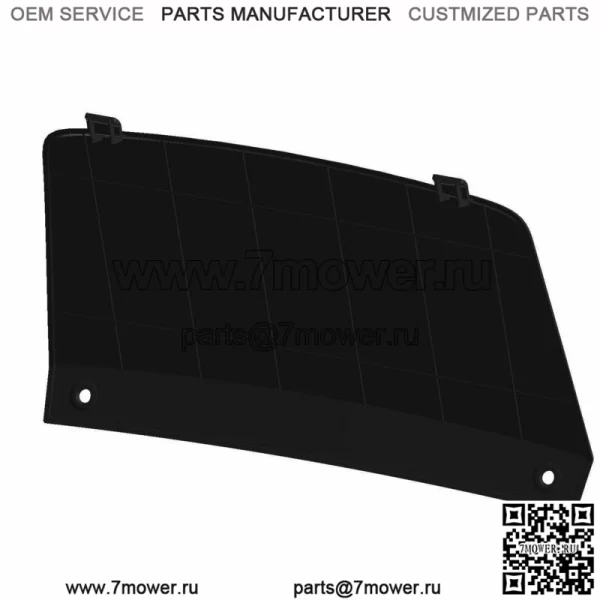 Центральный капот Polaris, черный глянцевый, оригинальная деталь OEM 5454492-070 (для: Polaris)