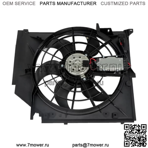 Для BMW E46 323i 325i 328i 330i (Ci) 323xi Вентилятор охлаждения радиатора двигателя в сборе - Image 2