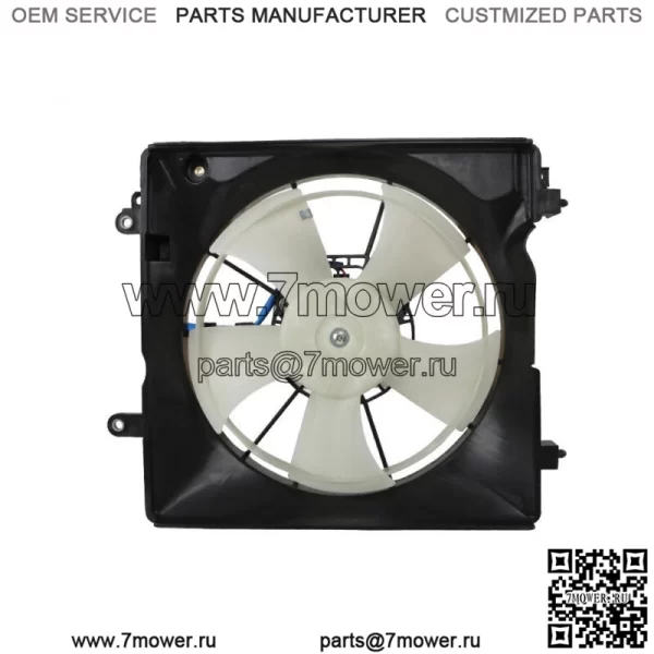 Левый вентилятор охлаждения радиатора на 2013-2014 Honda Civic Acura ILX HO3115158 - Image 3