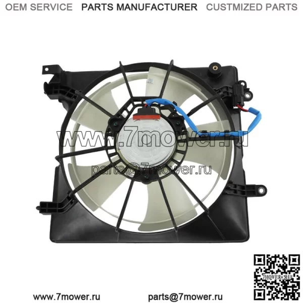 Левый вентилятор охлаждения радиатора на 2013-2014 Honda Civic Acura ILX HO3115158 - Image 5