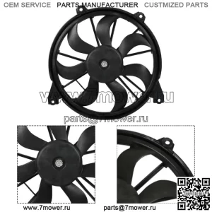 Вентилятор охлаждения радиатора в сборе на Dodge Journey Single Fan 68102116AA 2009-2020 гг.