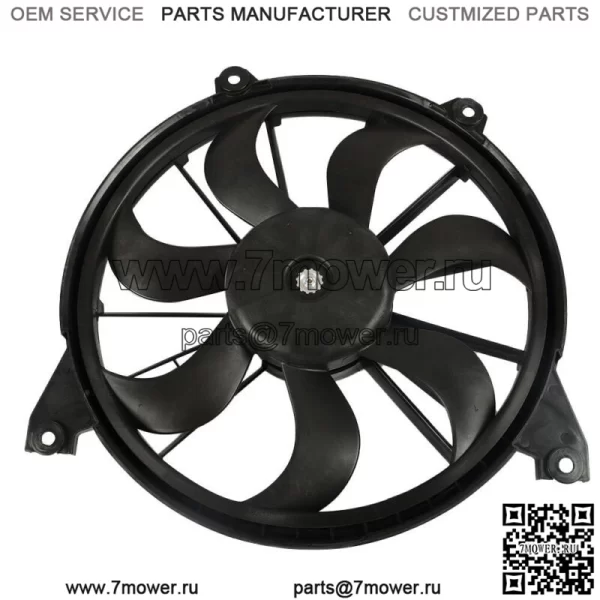 Вентилятор охлаждения радиатора в сборе на Dodge Journey Single Fan 68102116AA 2009-2020 гг. - Image 2